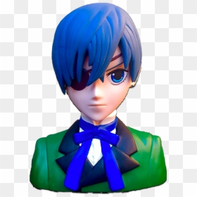 Black Butler’s Ciel Phantomhive Bust Coin Bank, HD Png Download - ciel phantomhive png