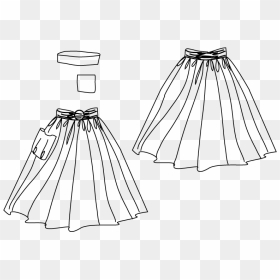 Free Skirt Png - Skirt Patterns For Sewing, Transparent Png - ruffles png