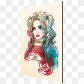 Suicide Girl, Harley Quinn, Joker, Suicide Squad, Batman, - Harley Quinn Png Logo, Transparent Png - suicide squad joker png