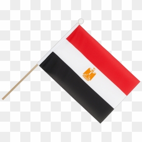 Hand Waving Flag - Egypt Flag Stick Hand, HD Png Download - egypt flag png