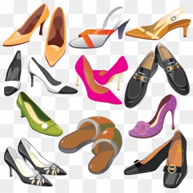 Download Shoes Vector Free Clipart High-heeled Shoe - Free Clip Art Shoes, HD Png Download - shoes vector png