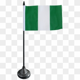 Nigeria Table Flag - Lebanese Flag Png Waving, Transparent Png - nigeria flag png