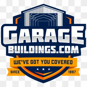 Garage Building Logo Footer - Metal Buildings Logo, HD Png Download - building logo png