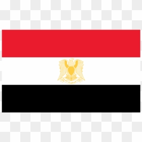 Egypt Flag Logo Vector - Illustration, HD Png Download - egypt flag png