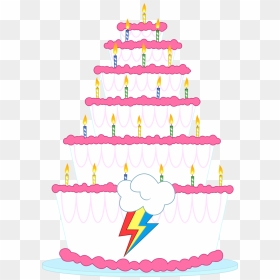 Mlp Cake Vector Png - Rainbow Dash Cake Pinkoe Pride, Transparent Png - cake vector png