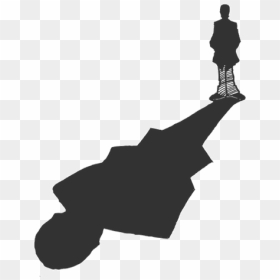 Person With Shadow Png, Transparent Png - shadow person png