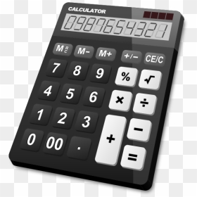 Vector Calcualtor Black And White - 3d Calculator Icon Png, Transparent Png - accounting icon png