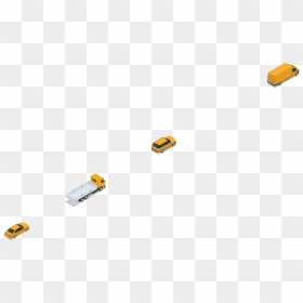 A Lane Of Free-flowing Traffic - Electronic Component, HD Png Download - texas map outline png