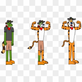 Yoshigamer Tony The Tiger Transformation - Cartoon, HD Png Download - tony the tiger png