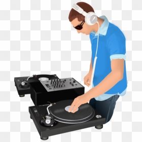 Disc Jockey Dj Mixer Music - Topper Dj Png, Transparent Png - dj vector png