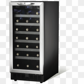 Danby Silhouette34 Bottle Wine Cooler - Danby Wine Cooler, HD Png Download - wine bottle silhouette png