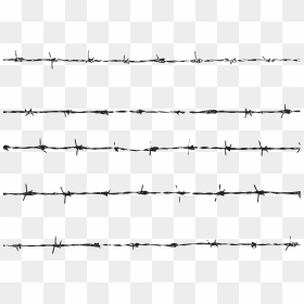 Barbed Wire, HD Png Download - barbed wire vector png