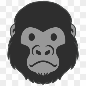 File - Emoji U1f98d - Svg - Wikimedia Commons - Gorilla Face Png, Transparent Png - emoji monkey png
