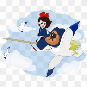 Some More Fan Art, This Time Of Kiki"s Delivery Service - Portable Network Graphics, HD Png Download - kiki's delivery service png