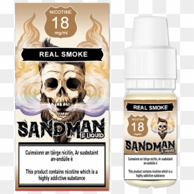 Sandman Real Smoke - Electronic Cigarette, HD Png Download - smoke skull png