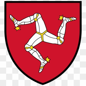 Coat Of Arms Of The Isle Of Man, HD Png Download - triskelion png