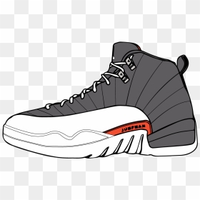 Vector Sneakers Shoe Jordan - Air Jordan Clip Art, HD Png Download - shoes vector png