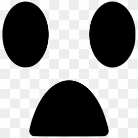 Fear Y Emotion Svg Png Icon Free Download - Cute Ghost Face Clipart, Transparent Png - fear.png