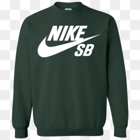 Nike Sb Logo Printed Sweater - Sweatshirt, HD Png Download - nike sb logo png