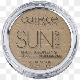 Catrice Sun Glow Matt Bronzing Powder Medium , Png - Catrice Glow Highlighting Powder, Transparent Png - sun glow png
