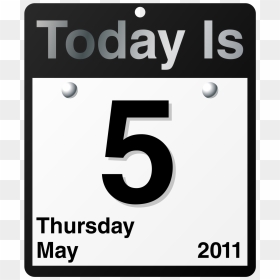 Today Is Calendar Svg Clip Arts - Today Clipart, HD Png Download - calendar vector png