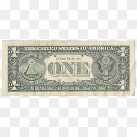 Dollar Png Transparent Image 1 - High Resolution Dollar Bill Back, Png Download - 100 dollar png