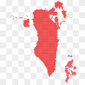 Bahrain Map Vector, HD Png Download - pixel explosion png