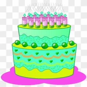Birthday Cake Vector - Birthday Cake Royalty Free, HD Png Download - cake vector png