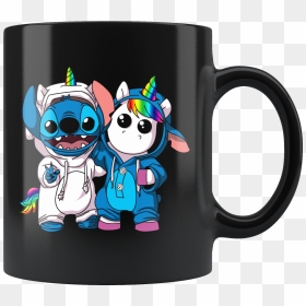 Stitch Disney & Unicorn Mug - Stitch And A Unicorn, HD Png Download - disney stitch png