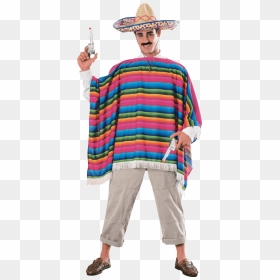 Mexican Costume, HD Png Download - mexican poncho png