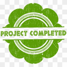 Green Stamp That Says, Project Completed - Project Completed Png, Transparent Png - travel stamp png