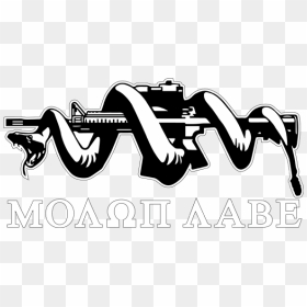 Molon Labe Guns Sticker, HD Png Download - molon labe png