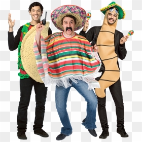 Mexican Theme Party Costumes, HD Png Download - mexican poncho png