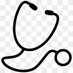 White Stethoscope Icon Png Transparent Clipart , Png - Transparent Background Png Clipart Stethoscope Png, Png Download - stethoscope icon png