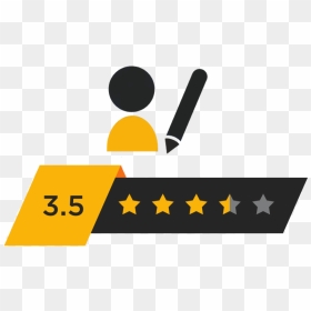 User-rating - 4 5 Star Rating, HD Png Download - rating png
