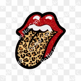 Cds Print N Cut Ready To Apply - Leopard, HD Png Download - lipstick print png