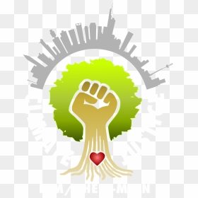 8 Climate Justice Logo Rgb For Dark Background - Illustration, HD Png Download - dark background png