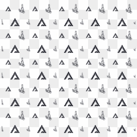 Pattern Black And White Font Design Line Triangle - Triangle, HD Png Download - ground crack png