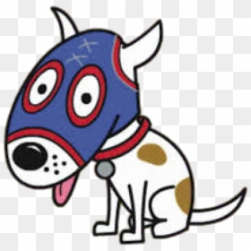 Mucha Lucha Character Masked Dog - Mucha Lucha, HD Png Download - lucha mask png