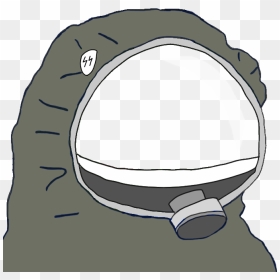 Head Helmet - Hazmat Suit Meme Template Transparent, HD Png Download - nazi helmet png