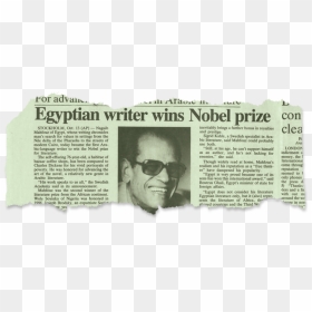 Newspaper, HD Png Download - nobel prize png