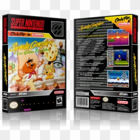 Speedy Gonzales Replacement Nintendo Snes Game Case - Fictional Character, HD Png Download - speedy gonzales png