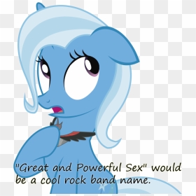 Band Name, Insane Pony Thread, Safe, Trixie - Trixie As A Alicorn Mlp, HD Png Download - insane png