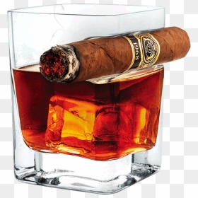 Corkcicle Cigar Glass - Whiskey And Cigar Glass, HD Png Download - scotch glass png