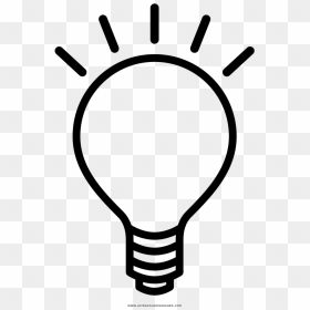 Transparent Christmas Light Bulb Png - Light Bulb Coloring Page, Png Download - christmas light bulb png