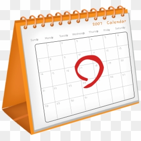 Calender Vector Calendar Date - Calendar With Circled Dates, HD Png Download - calendar vector png