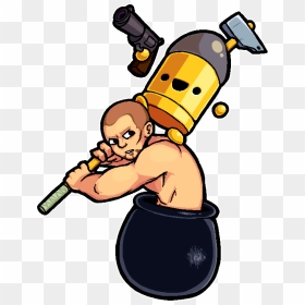 Indie Pogo Wiki - Indie Pogo Diogenes, HD Png Download - cartoon bullet png