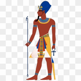 Ancient Egypt Clothing Men, HD Png Download - blue crown png