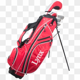 Golf Bag Png - Lynx Junior Golf Set Red, Transparent Png - golf bag png