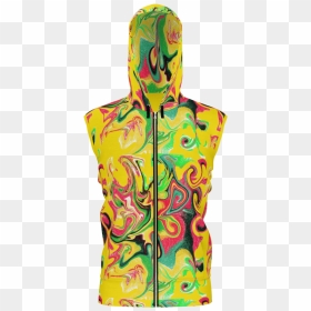 Yellow Hoodie African Colors Swirl Jacket - Hoodie, HD Png Download - colorful swirls png